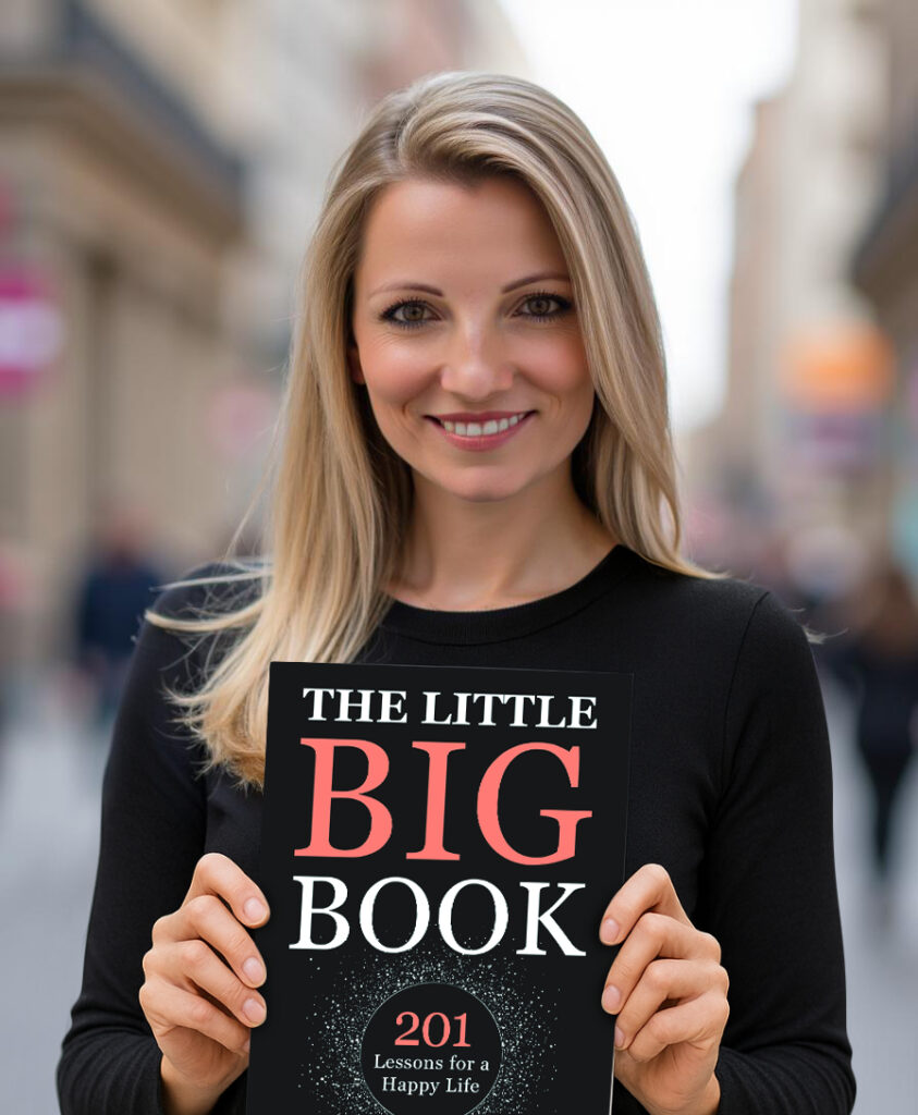 Katerina Klezlova holding The Little Big Book